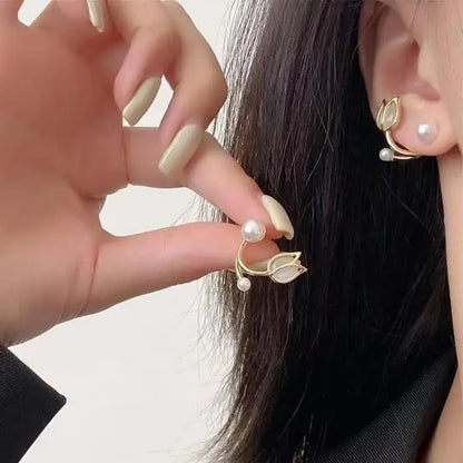 Korean Fashion Seven Star Zircon Earrings | Luxury Crystal Stars Stud Earrings