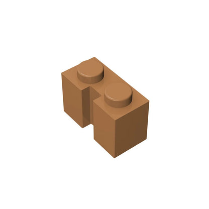 Gobricks GDS-798 Brick 1x2 with Groove | Compatible Building Block for DIY Sets