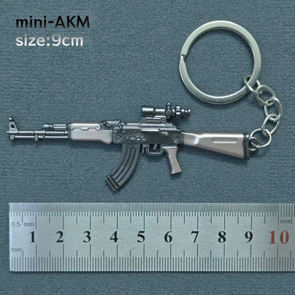 Mini Keychain Pendant 98k Alloy Gun Model | PUBG Battlefield Gift for Men