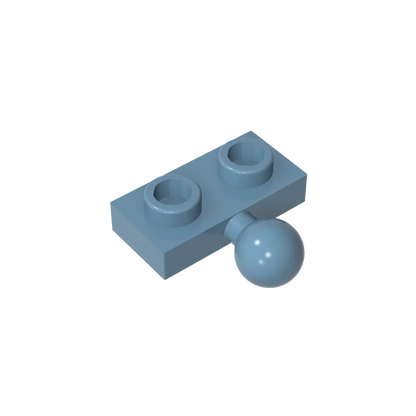 Plate, Modified 1 x 2 with Tow Ball on Side | Gobricks Building Block