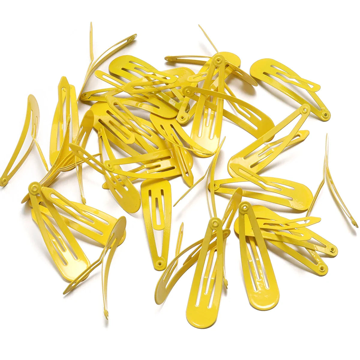 50-Pack Metal Candy Color BB Hair Clips – Waterdrop Hairpins for Kids, Girls & Women | Y2K