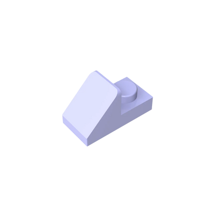 Gobricks GDS-832 Slope 45 2x1 with 2/3 Cutout | Compatible Building Block for DIY