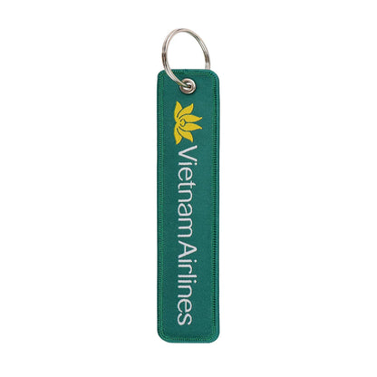 Aviation Sign Embroidery Key Fob | Motorcycle Keychain and Gift Accessory
