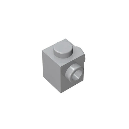 Gobricks GDS-1046 Modified Brick 1 x 1 with Studs on 2 Sides | Building Block for DIY