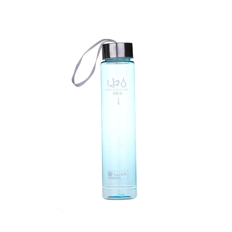 Frosted Plastic Water Bottle | Portable Leak-Proof Sport Drinkware