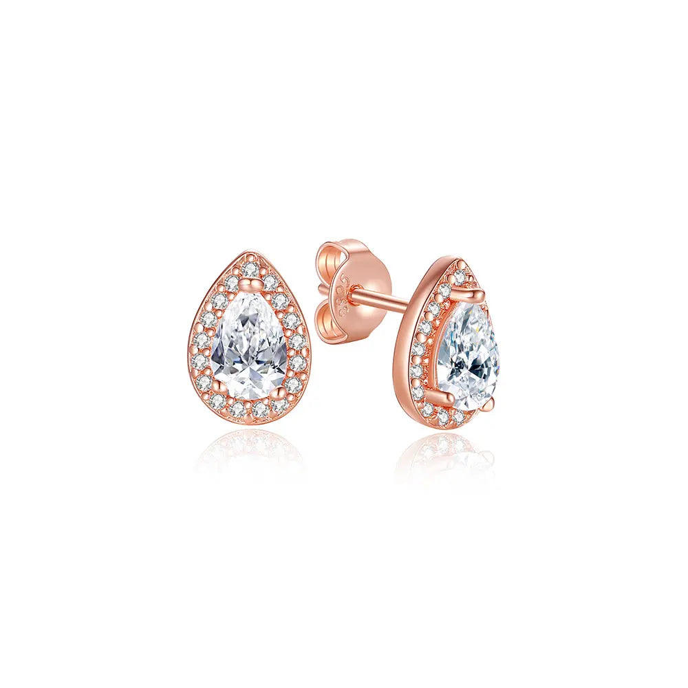 925 Sterling Silver Earrings | Women's Trendy Stud and Hoop Jewelry with Cubic Zirconia