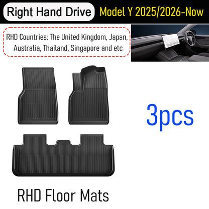 for Tesla Model Y Juniper 2025 2026 Car Floor Mats Cargo Liner Trunk Mats Backrest Kick Pads Protection Car Interior Accessories
