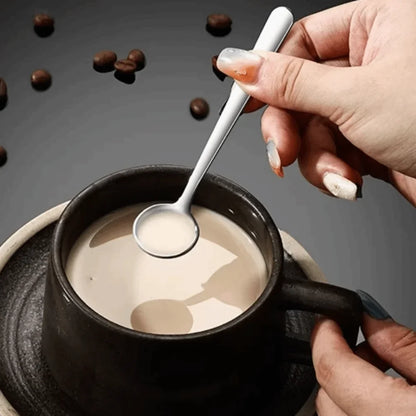 Portable Stainless Steel Tiny Spoon Set | Mini Coffee Spoons for Small Jars