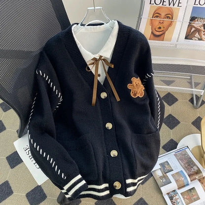 Sweet Teddy Bear Cardigan