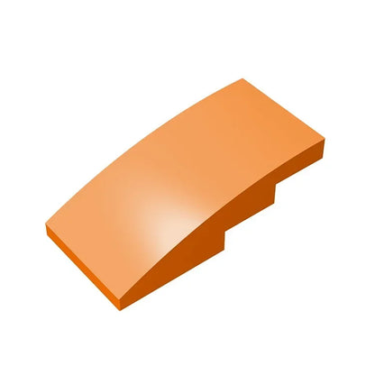 Slope, Curved 4 x 2 Building Block (Gobricks GDS-660) | Compatible with Lego 93606 Parts for DIY