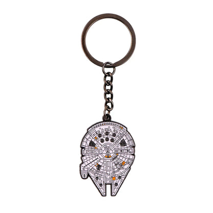 Vintage Motorcycle Keychain | Cartoon Metal Keyring for Backpack