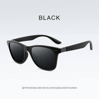 Retro Rectangle Sunglasses UV400 – Vintage Driver Sport Shades for Men & Women