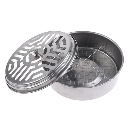 Mosquito Coil Holder with Mesh Stand | Camping Garden Incense Burner