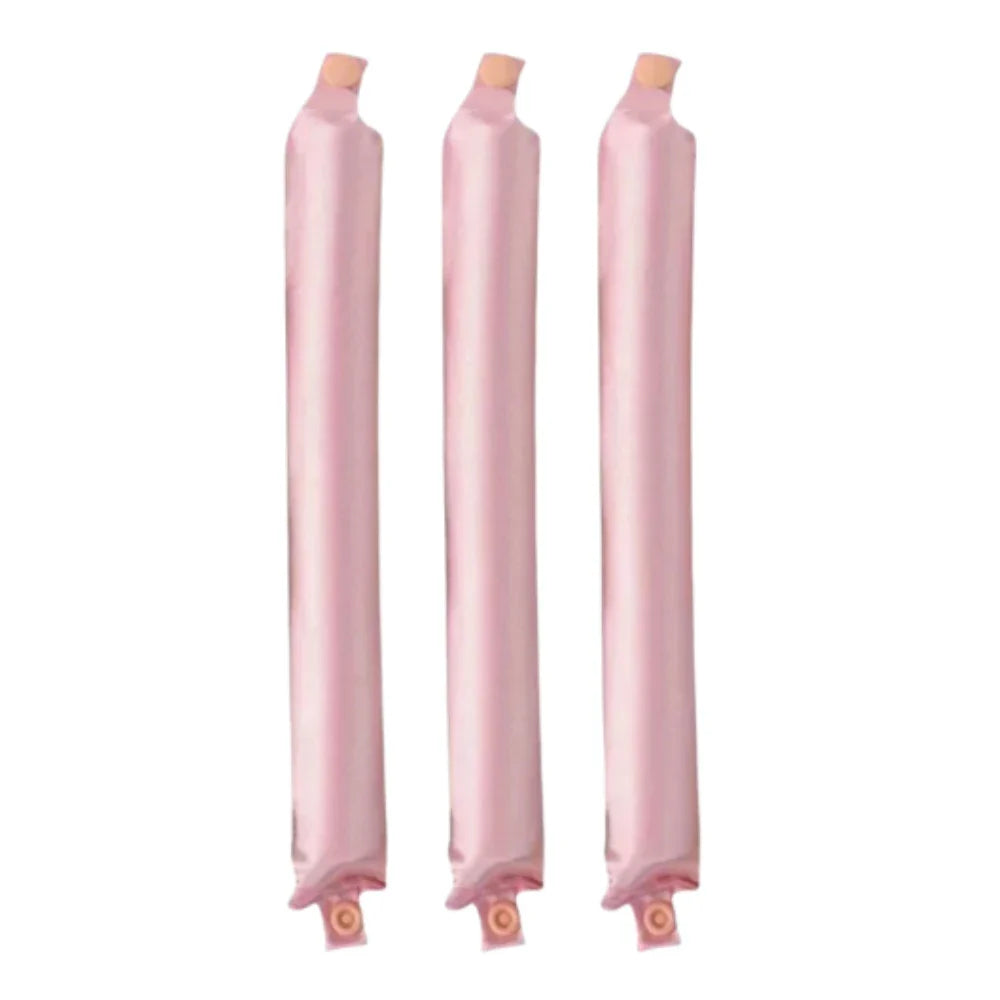 Satin Heatless Curling Rod Headband Set | No Heat Hair Curlers for Overnight Lazy Curls