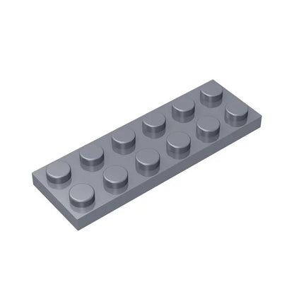 Plate 2 x 6 Building Block | Compatible Building Brick for DIY Creations