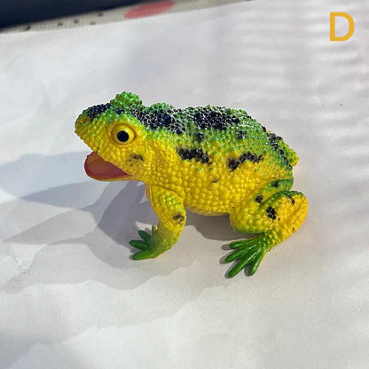 Spoof Toy Simulation Frog Model | Tricky Scary Squeeze Sound Frog Toy