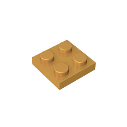 Gobricks Plate 2 x 2 Building Block | Compatible with Lego 3022