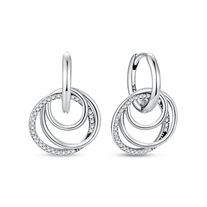 925 Sterling Silver Earrings | Women's Trendy Stud and Hoop Jewelry with Cubic Zirconia