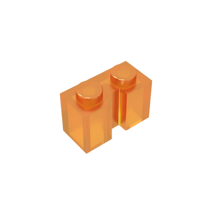 Gobricks GDS-798 Brick 1x2 with Groove | Compatible Building Block for DIY Sets