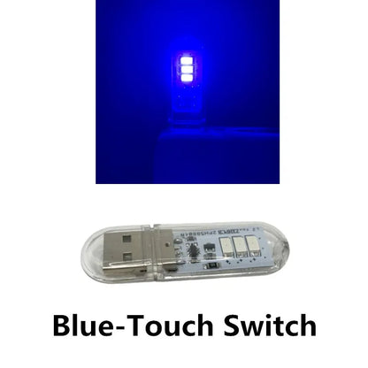 Portable USB LED Book Light | Touch Switch Reading Lamp
