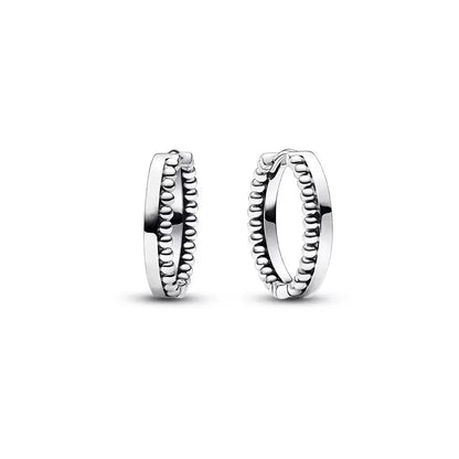 925 Sterling Silver Snowflake Heart Earrings | Fine Stud Earrings for Women