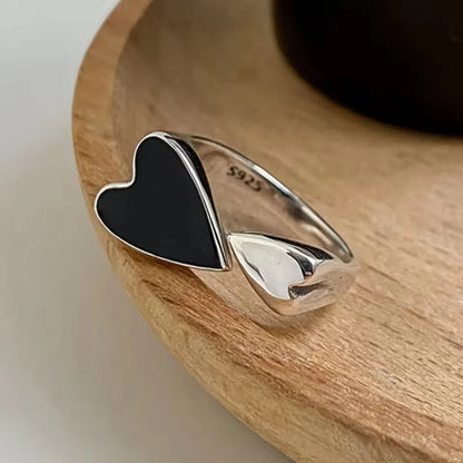 PANJBJ Real 925 Sterling Silver Retro Round Ring | Vintage Fine Jewelry for Women