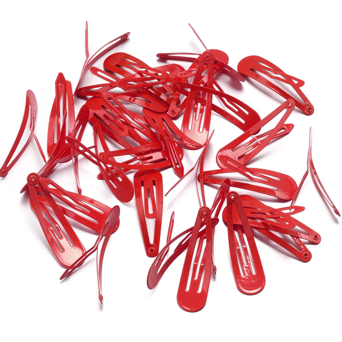 50-Pack Metal Candy Color BB Hair Clips – Waterdrop Hairpins for Kids, Girls & Women | Y2K