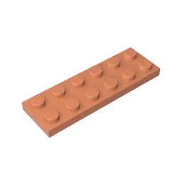 Plate 2 x 6 Building Block | Compatible Building Brick for DIY Creations