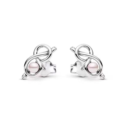 925 Sterling Silver Stud Earrings Set | Butterfly Snowflake Heart Moon Jewelry Gift