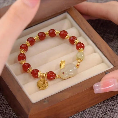 Crystal Butterfly Pendant Bracelet | Colorful Glass Bead Jewelry for Women