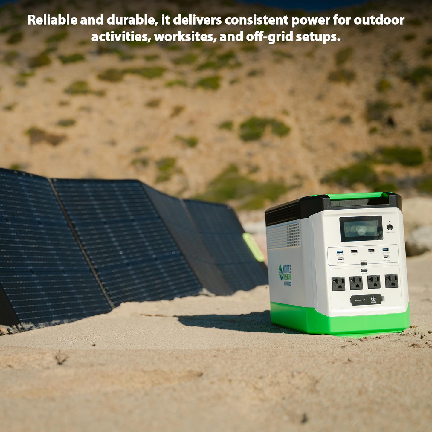 High Capacity Expandable Lithium 1800 Power Station