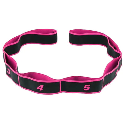 Yoga Stretch Resistance Band | Multi Loop Stretching Strap for Flexibility Training
