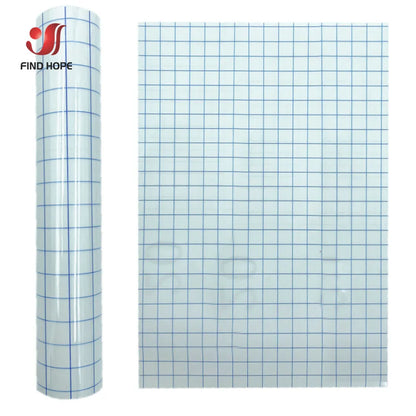 Clear Vinyl Transfer Paper Tape with Alignment Grid | Application Tape for Vinyl Decals
