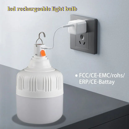 60W Rechargeable LED Camping Lantern | USB Emergency Light