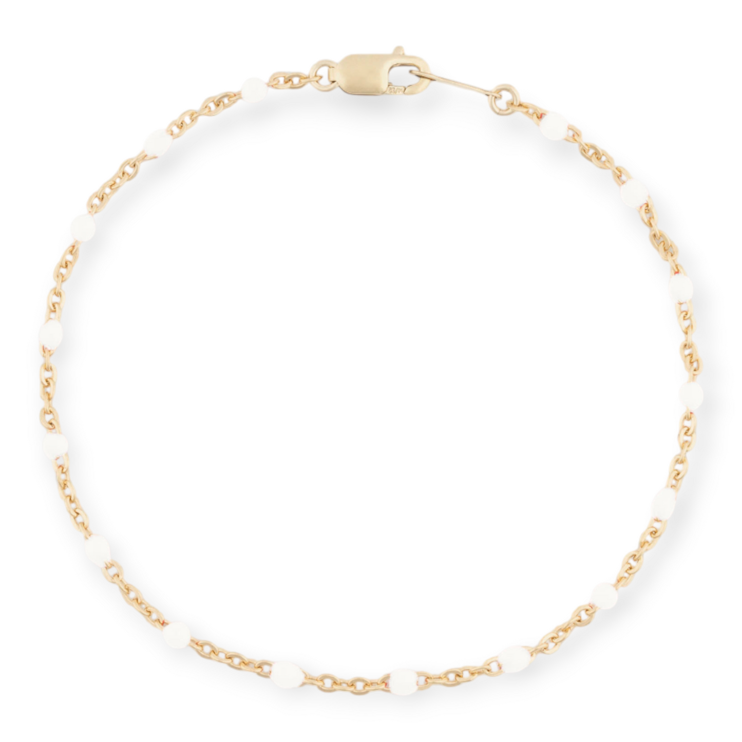 white daisy bracelet