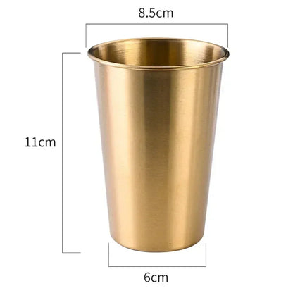 Stainless Steel Beer Cup Set | Durable Mugs for Camping, Coffee, and Whiskey