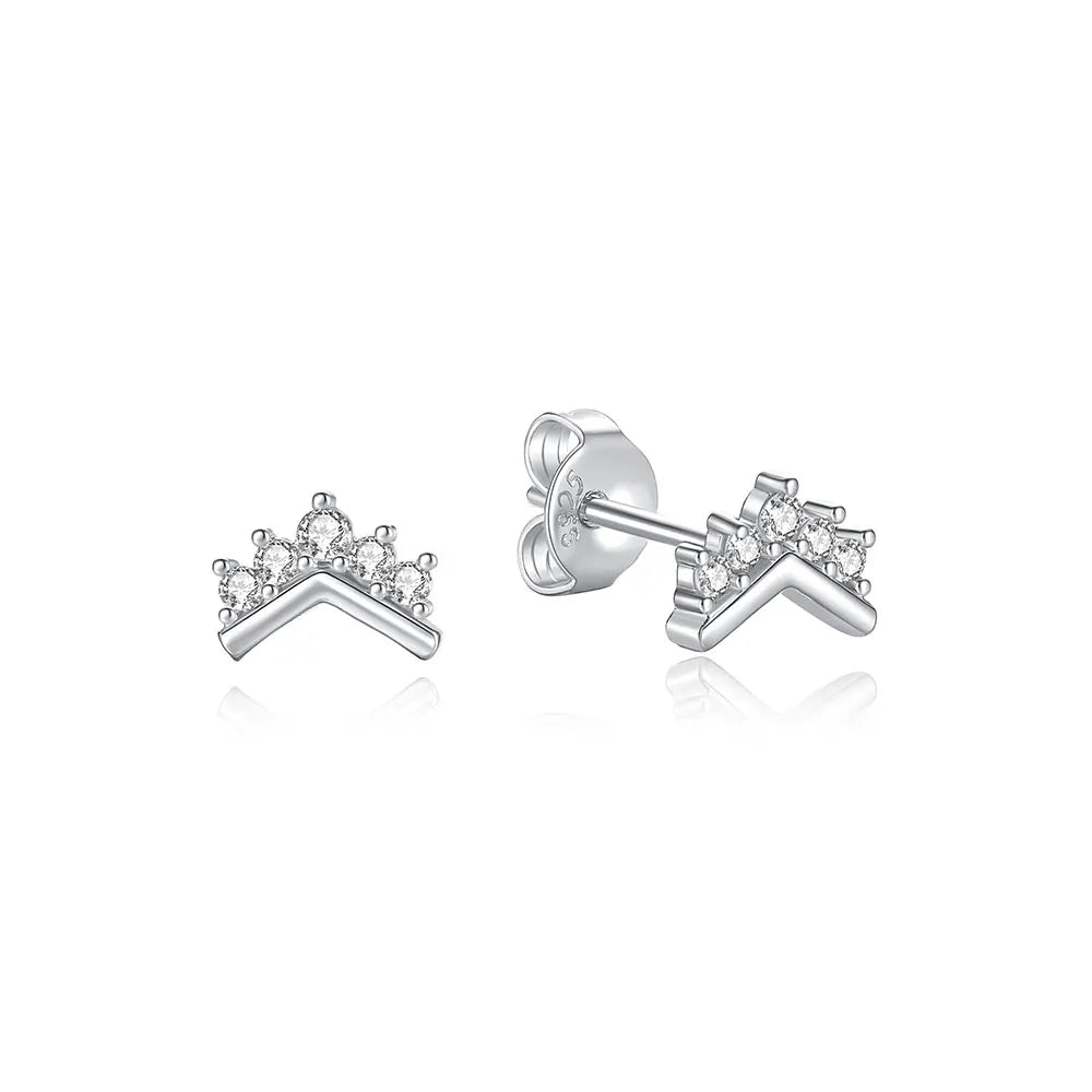 925 Sterling Silver Earrings | Women's Trendy Stud and Hoop Jewelry with Cubic Zirconia