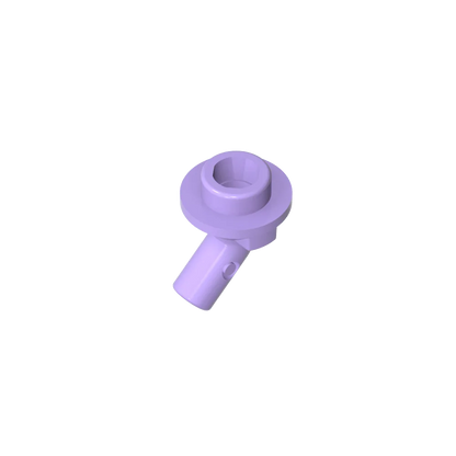 Gobricks GDS-2192 Bar, Angled with Stud on End | Compatible with Lego 65578 Technical Building Block