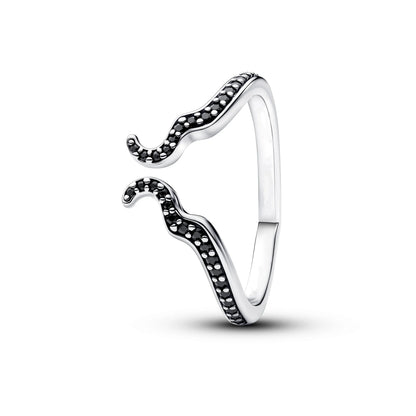 925 Sterling Silver Heart Butterfly Ring | Classic Zircon Wedding Bands for Women