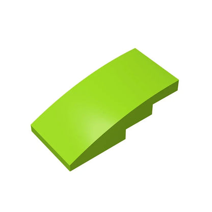 Slope, Curved 4 x 2 Building Block (Gobricks GDS-660) | Compatible with Lego 93606 Parts for DIY
