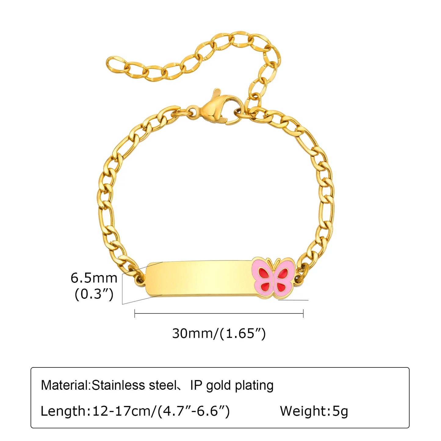 Custom Name Blessing Bracelet for Girls | Stainless Steel Personalized Gift