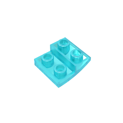 Gobricks GDS-1270 Slope, Curved 2 x 2 Inverted | Compatible with Lego 32803 Building Block