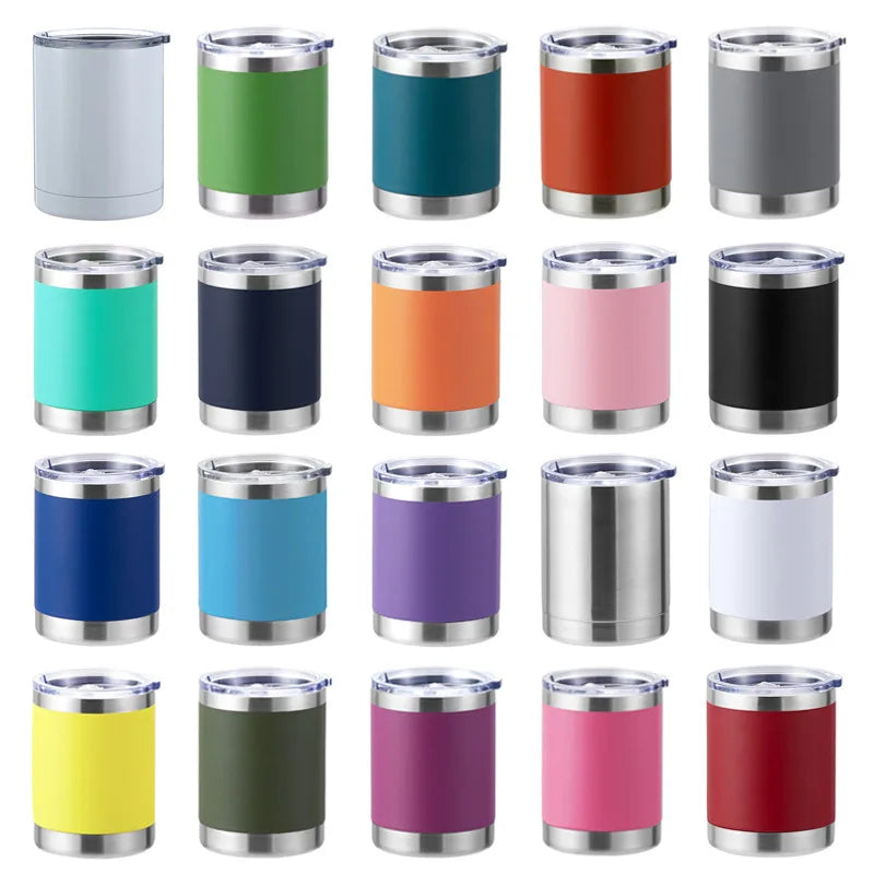 Double Wall Car Coffee Mug 10oz | Insulated Stainless Steel Thermos Flask