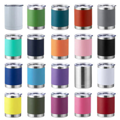 Double Wall Car Coffee Mug 10oz | Insulated Stainless Steel Thermos Flask