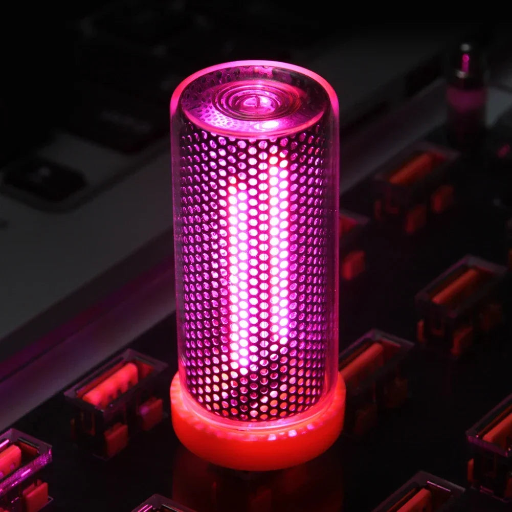 USB Plug-In Glass Bottle Night Light | Color-Changing Ambient Decor Lamp
