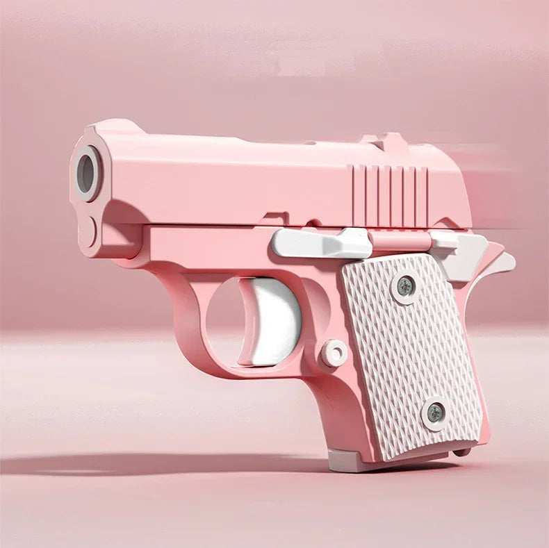 Stress Relief Pistol Toy | Plastic Mini Handheld Fidget Gun