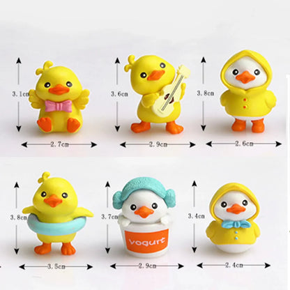 Miniatures Model Cute Car Ornament DIY Figurines Crafts Toys Resin Mini Landscape Decoration for Home Car Decor Supplies Gifts