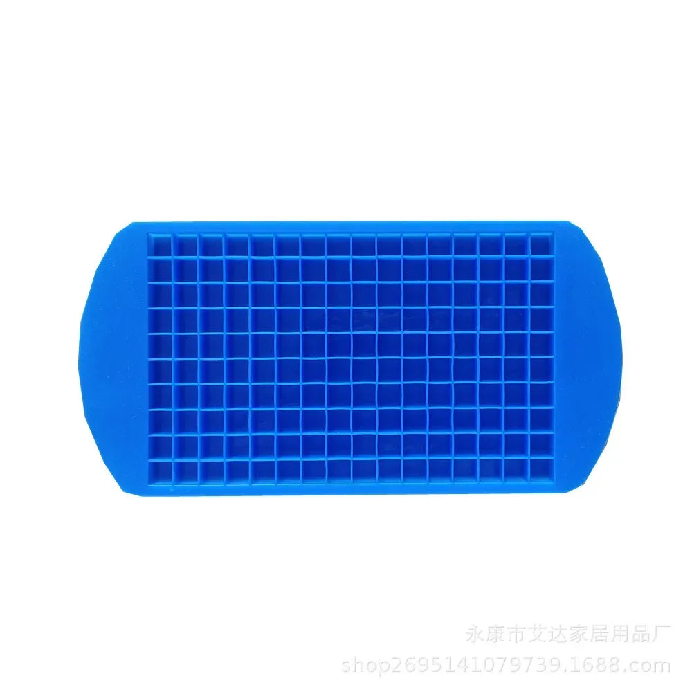 160 Square Silicone Ice Cube Tray | BPA-Free Flexible Mold for Drinks and Desserts