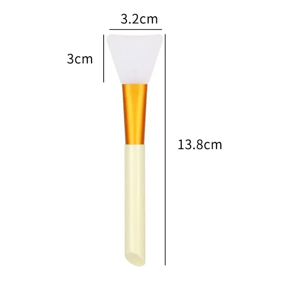 Silicone Facial Mask Brush Set | Mild and Soft Applicator for All Skin Types