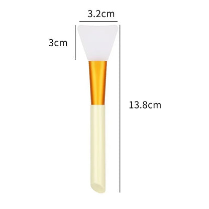 Silicone Facial Mask Brush Set | Mild and Soft Applicator for All Skin Types